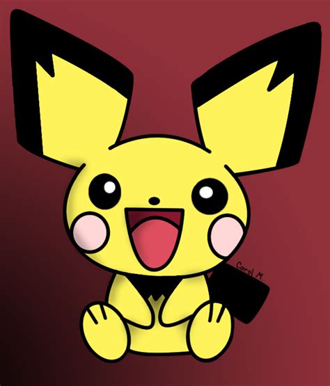 Pikachu will evolve into alolan raichu if another alolan pokémon is in the player's party when the thunder stone is used. Pichu by Kerolzinha on DeviantArt