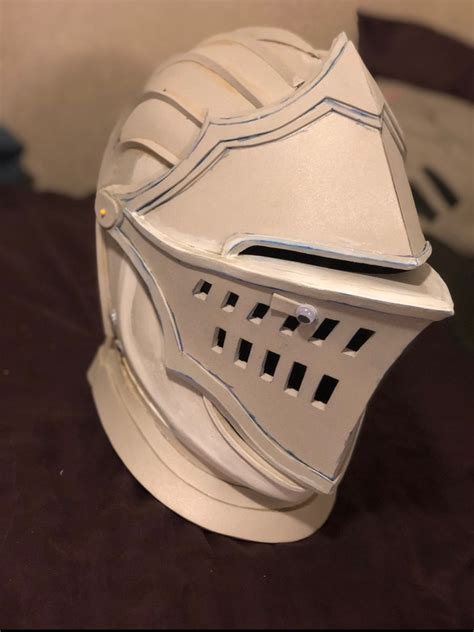 Elite Knight Helmet Foam Pattern Etsy Uk