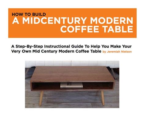 Mid Century Modern Woodworking Plans Woodworking Projects And Plans