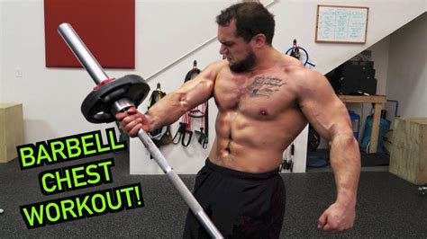 Intense 5 Minute Barbell Chest Workout Barbell Chest Workout Barbell