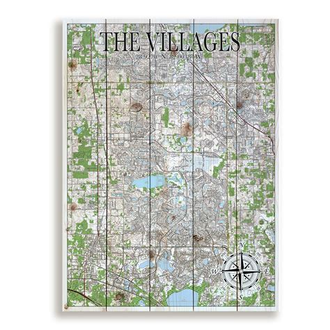 Diagram Of The Villages Map