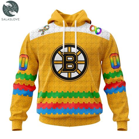 Nhl Boston Bruins Special Autism Awareness Hoodie