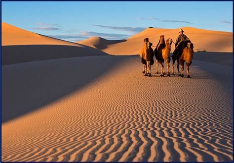 The Largest Desert In Asia Gobi Desert Take A Geotourism Around The