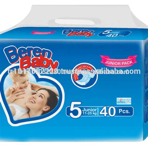 Beren Baby Diapers Non Woven Fabric Disposable Printed 3d Leak