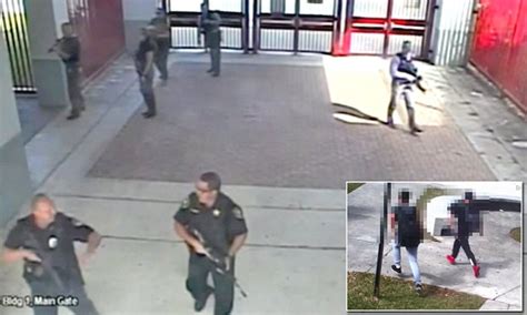 Surveillance Footage From Parkland Shooting Is Released Daily Mail Online
