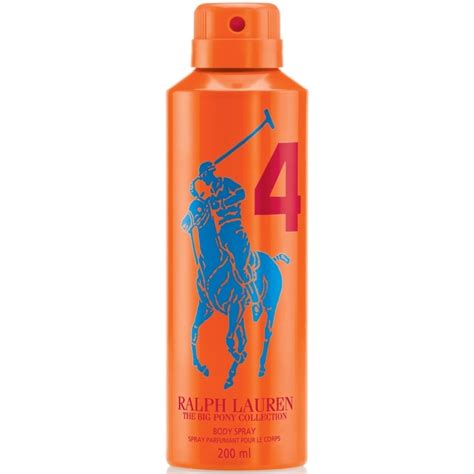 Ralph Lauren 4 Big Pony Orange Deo Spray 200 Ml U