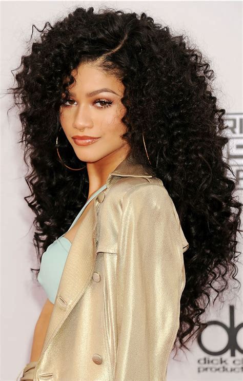 Zendaya Tumblr Curly Hair With Bangs Big Hair Curly Hair Styles