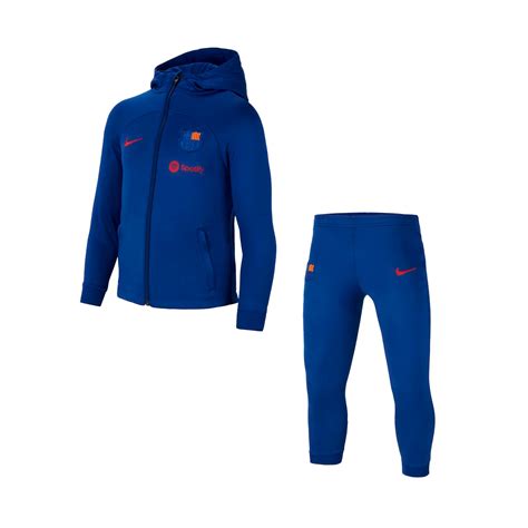 Tracksuit Nike Kids Fc Barcelona Training 2022 2023 Deep Royal Blue