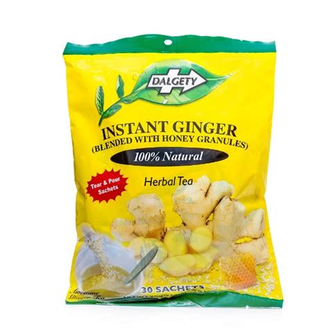 Instant Ginger Herbal Tea Blended With Honey Granules Dalgety Teas