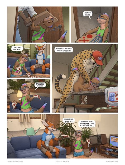 Rule 34 2019 Adam Wan Anthro Anthro On Anthro Cheetah Closer Zaush Comic Detailed Background
