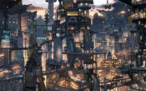 Anime Futuristic City Wallpapers Top Free Anime Futuristic City