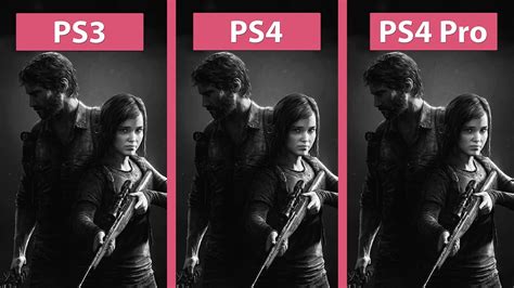 4k Uhd The Last Of Us Ps3 Vs Ps4 Vs Ps4 Pro 4k Mode Graphics
