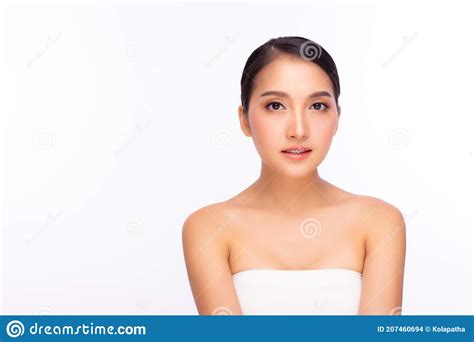 Happy Beauty Asian Woman Has Beauty Facial Skin And Heathy Skin