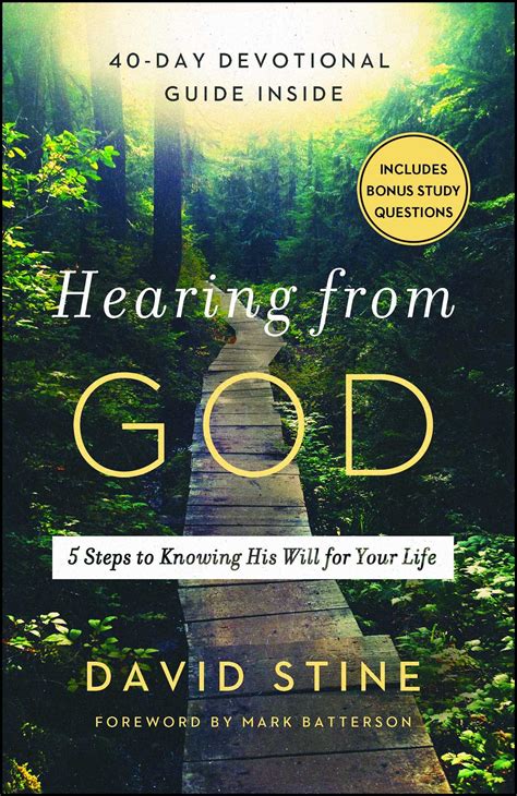 Hearing From God Book By David Stine Mark Batterson Official
