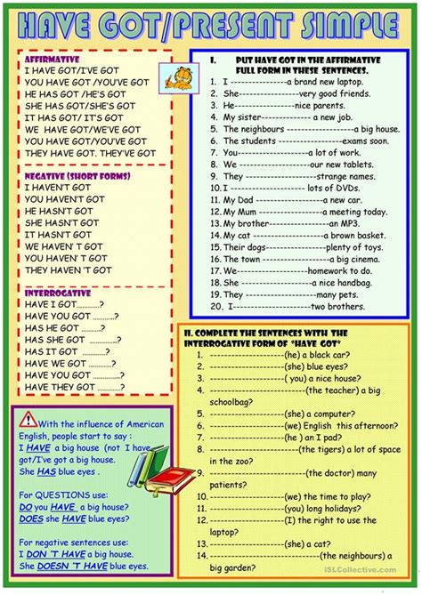 We also include the explanation of every exercise along with the answer. Have you got :grammar guide and exercises on 2 pages worksheet - Free ESL printable worksheets ...
