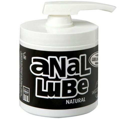 Doc Johnson Anal Lube Natural 6 Oz Pump Bottle Personal Lubricant For