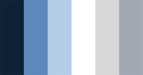 Silver Blue Color Scheme Blue