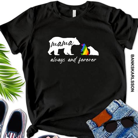 Mama Bear Gay Pride Momma And Mom Lgbtq T Shirt Etsy