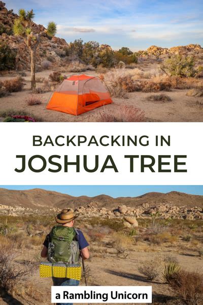 Joshua Tree Backpacking Permit Bong Whitehurst