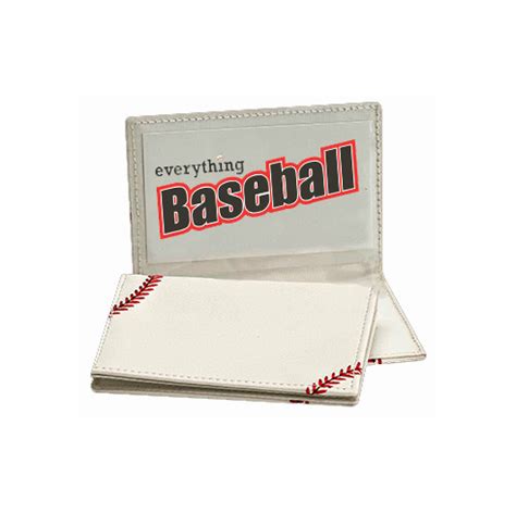 San diego padre baseball cards. White Baseball Business Card Holder