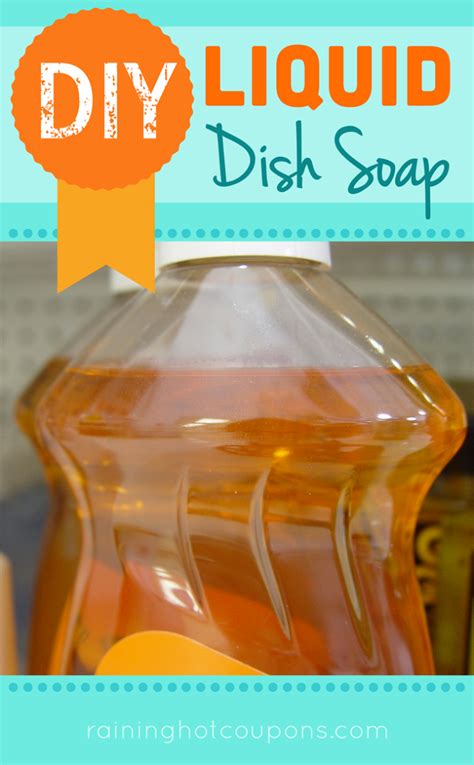 Diy Liquid Dish Soap Homemade Cleaning Supplies Homemade Dish Soap Soap