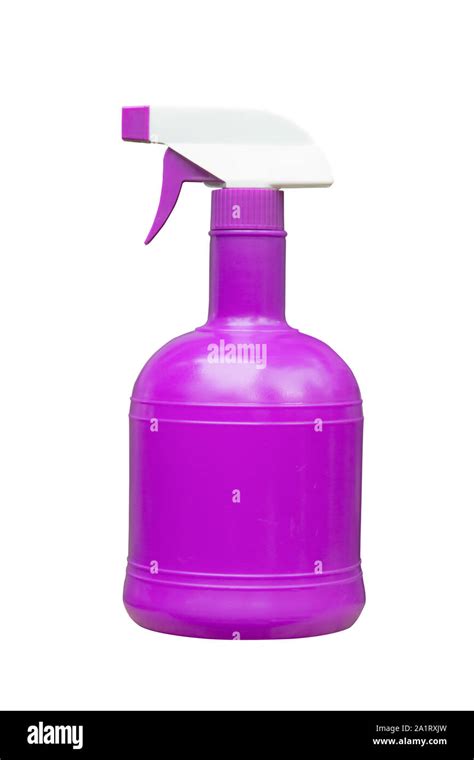 Purple Water Foggy Spray Water Spray Bottle Isolated On White