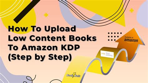 How To Upload Low Content Books To Amazon Kdp Step By Step Youtube