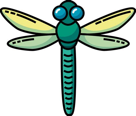 Free Cartoon Dragonfly Clipart Pictures