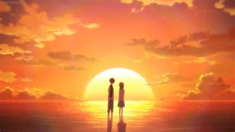 Beautiful Anime Sunset Kanzen Pinterest Sunset Anime And