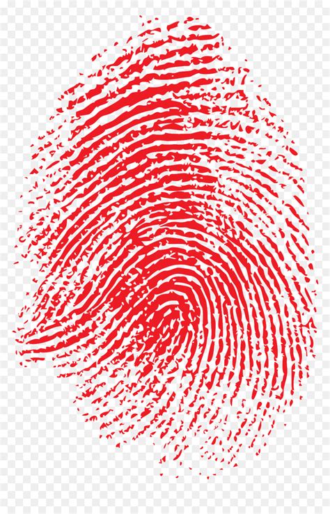 Fingerprint Handprint Transparent Source File Transparent Bloody