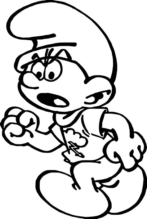 Cute Smurf Coloring Pages Printable Free Coloring Sheets Cartoon Porn