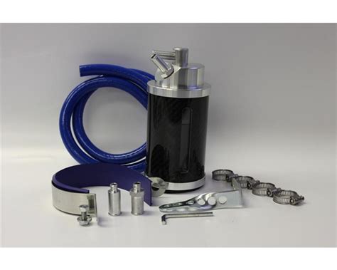 Prosport Performance Silver Oil Catch Can Kit 6an 8an Fittings