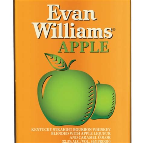 Evan Williams Apple Whiskey Liqueur Ml Bakers