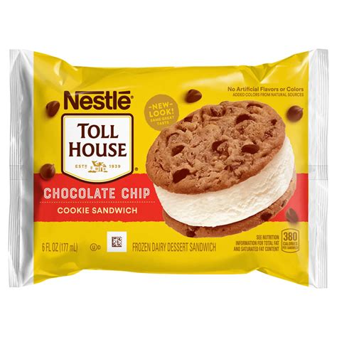 Nestle Toll House Chocolate Chip Cookie Ice Cream Sandwich Shop Cones