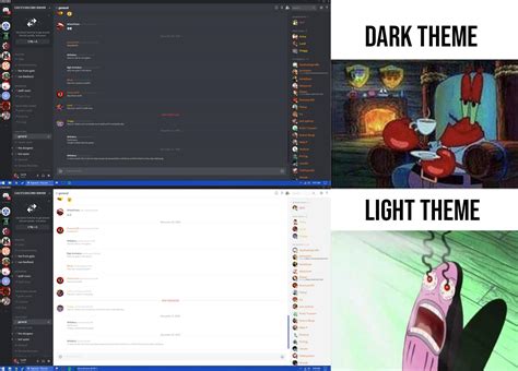 Dark Vs Light Theme Discordapp