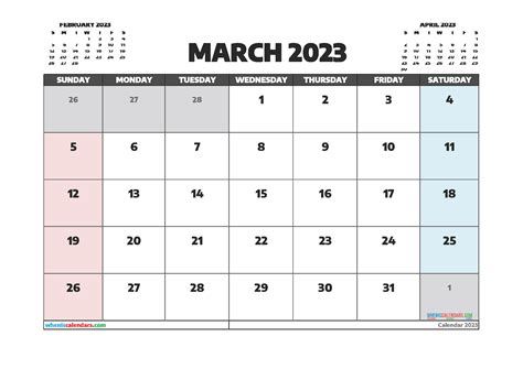 Free Printable April 2023 Calendar 12 Templates