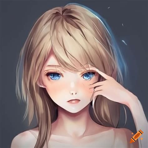 Adorable Anime Girl With Freckles And Beautiful Eyes On Craiyon