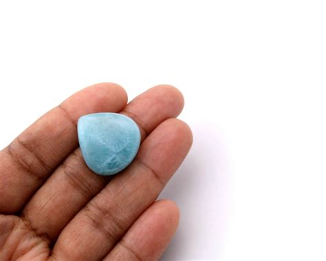 Larimar Pectolite Genuine Gemstone Cabochon Terlis Designs