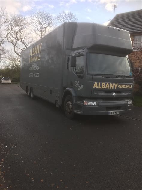 Albany Removals - Here is the 18 ton truck sign written...
