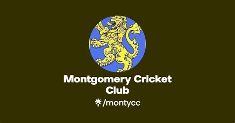 Montgomery Cricket Club Twitter Instagram Facebook Linktree