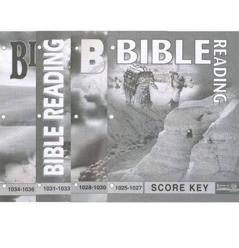 3rd Grade Bible Reading Complete Set By Accelerated Christian Education