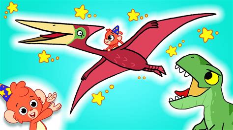 Club Baboo Building A Pterodactylus Dinosaurs For Kids Youtube