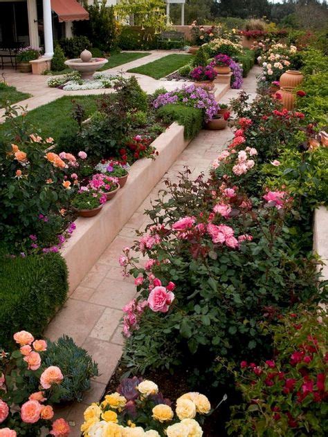 24 Garden Rose Border Ideas Beautiful Gardens Garden Design Garden