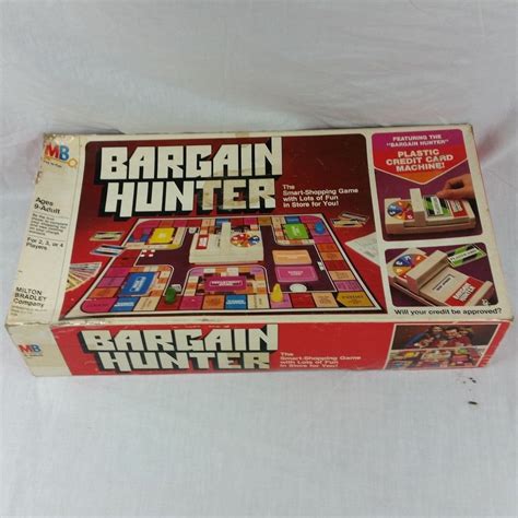 Bargain Hunter Board Game Vintage Milton Bradley Complete Shopping