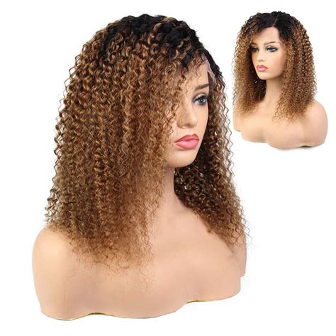 Xtrend Ombre Lace Front Wigs Malaysian Kinky Curl Pre