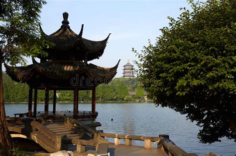 Hangzhou West Lake Zhejiang China Stock Photo Image Of Traditional