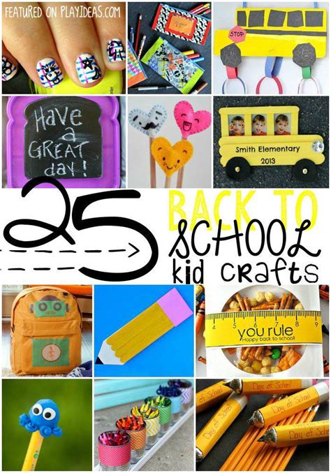25 Back To School Crafts For Kids