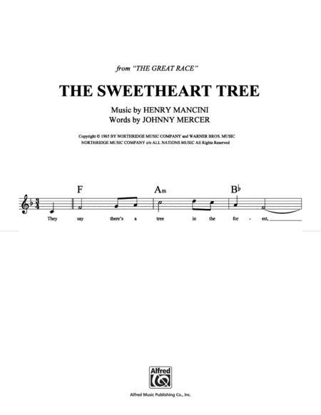 The Sweetheart Tree By Henry Mancini Digital Sheet Music For Lead Sheet Download And Print Ax