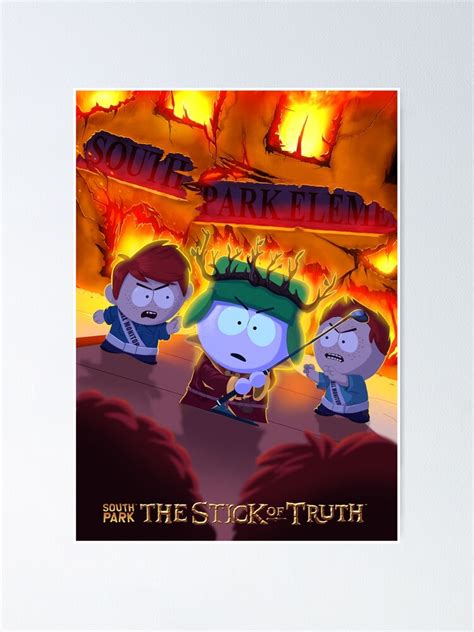 South Park Stick Of Truth Kyle Poster For Sale By Rubinho146 Redbubble