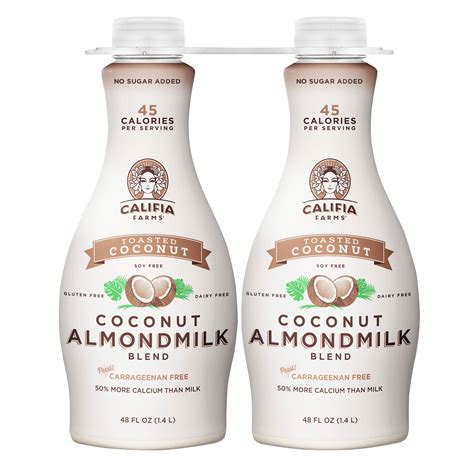 Califia Farms Toasted Coconut Almond Milk Blend 2 Pk48 Fl Oz Bj